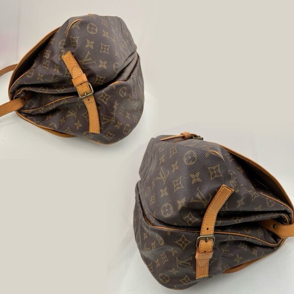 🔥LARGE🔥 Authentic Louis Vuitton Saumur 35 Crossbody Shoulder Bag Boho Soho - Picture 15 of 16